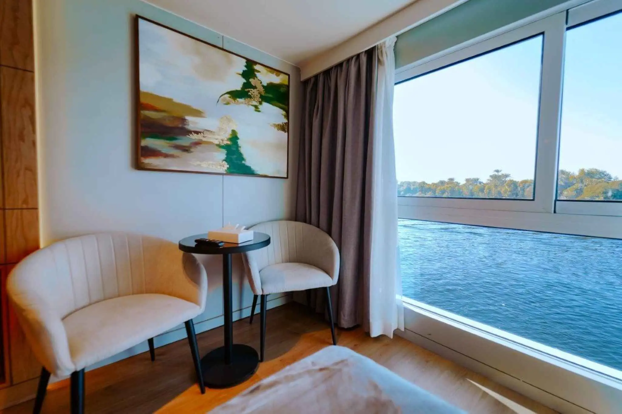 Cabin aboard the MS Miriam Nile Cruise Nile cruise